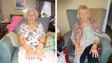 Grimsby care home Residents enjoy glamourous exercises